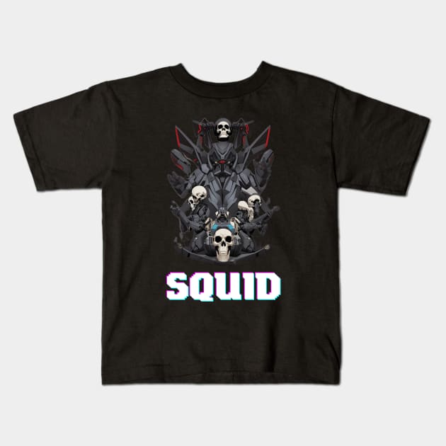 Squid Kids T-Shirt by Maheswara.Momocats